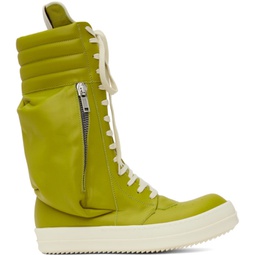 Green Cargobasket Sneakers 232232M236027
