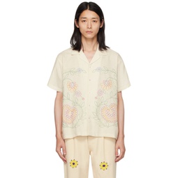 Off-White Embroidered Shirt 232245M192035