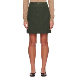 Khaki Lea Miniskirt 232252F090002