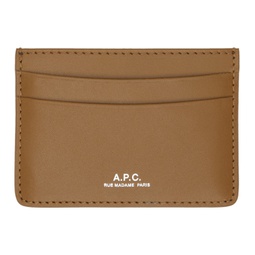 Tan Andre Card Holder 232252M163006