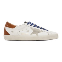 White & Brown Super-Star Classic Sneakers 232264M237010