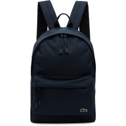 Navy Zip Backpack 232268M166002