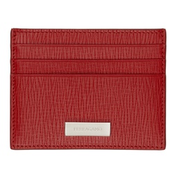Red Plaque Card Holder 232270M163015