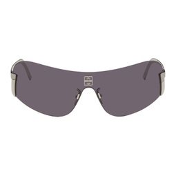 Silver Rimless Sunglasses 232278F005023