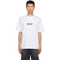 White Printed T-Shirt 232278M213043