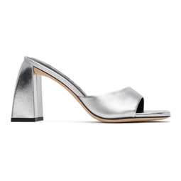 Silver Michele Heeled Sandals 232289F125012