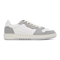 White & Gray Dice Lo Sneaker 232307M237028