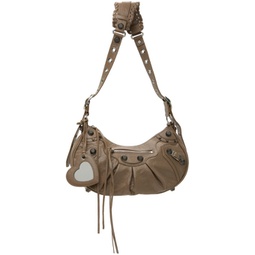Taupe Le Cagole Small Shoulder Bag 232342F048079