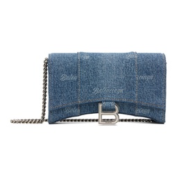Blue Hourglass Wallet On Chain Bag 232342F048084