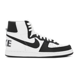 Black & White Nike Edition Terminator High Sneakers 232347F127000