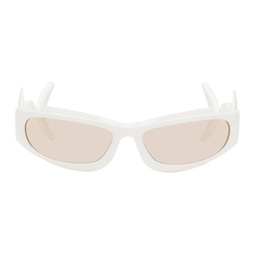 White Turner Sunglasses 232376F005065
