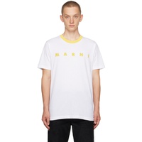 White Polka Dot T-Shirt 232379M213023