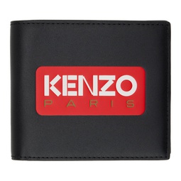 Black Kenzo Paris Fold Wallet 232387M164000