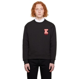 Black Kenzo Paris K. Crest Sweatshirt 232387M204002