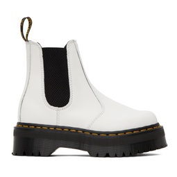 White 2976 Chelsea Boots 232399F113005