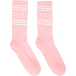 Pink Athletic Socks 232404M220002
