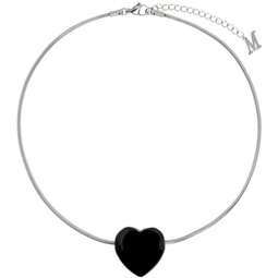 Silver Heart Of Stone Necklace 232431F023010