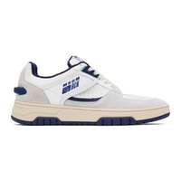 White & Navy New RCK Sneakers 232443M237000