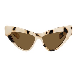 Tortoiseshell Cat-Eye Sunglasses 232451F005029