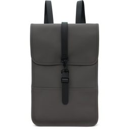 Gray Mini Backpack 232524M166009