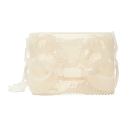White Mini Sculptural Chain Bag 232535F048000