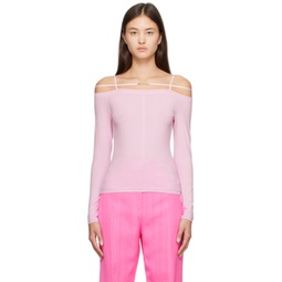Pink Le Papier Le T-Shirt Sierra Long Sleeve T-Shirt 232553F110011