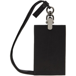 Black discord Leather Pouch 232573M171000