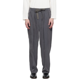 Blue Easy Trousers 232599M191008
