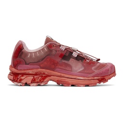 Pink & Red Salomon Edition Bamba 5 Sneakers 232610M237148