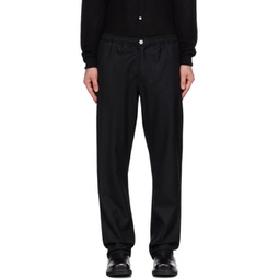 Black Fadi Trousers 232621M191003
