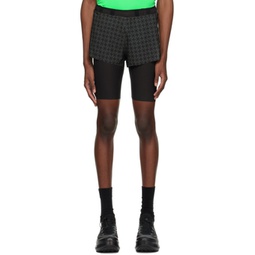 Black Marathon Shorts 232627M193009