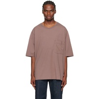 Taupe Patch Pocket T-Shirt 232646M213012