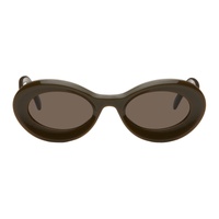Khaki Loop Sunglasses 232677F005002