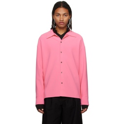 Pink Point Collar Shirt 232680M192005