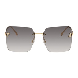 Gold Fendi First Sunglasses 232693F005001