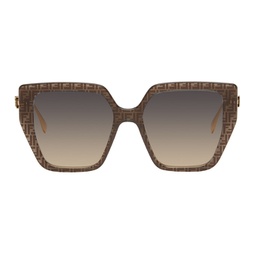 Brown Cat-Eye Sunglasses 232693F005052