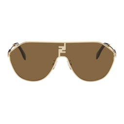 Gold FF Match Sunglasses 232693F005079