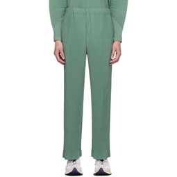 Green Monthly Color August Trousers 232729M191052