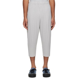 Gray Basics Trousers 232729M191061