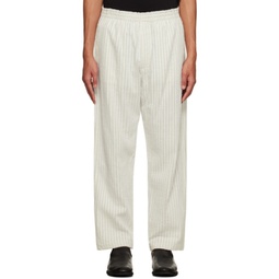 Off-White Stripe Trousers 232735M191000