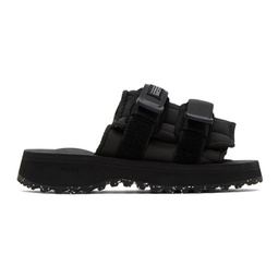 Black MOTO-Puffab Sandals 232773M234010