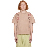Brown Circle T-Shirt 232785M213001