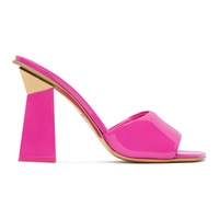 Pink One Stud Hyper Heeled Sandals 232807F125026
