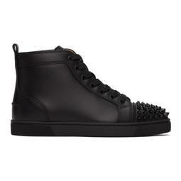 Black Lou Spikes Sneakers 232813M236016