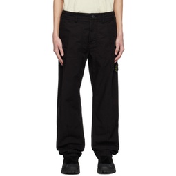 Black Patch Trousers 232828M191007
