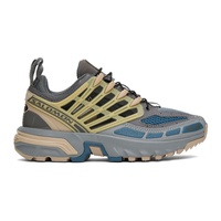 Gray & Blue ACS Pro Sneakers 232837F128004