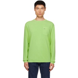 Green Classic Long Sleeve T-Shirt 232876M213021