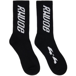 Black 4x4 Sport Socks 232923M220000