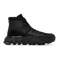 Black Layered Sneakers 232949M236001