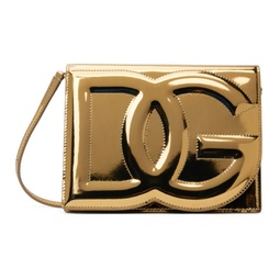 Gold DG Logo Crossbody Bag 241003F048023